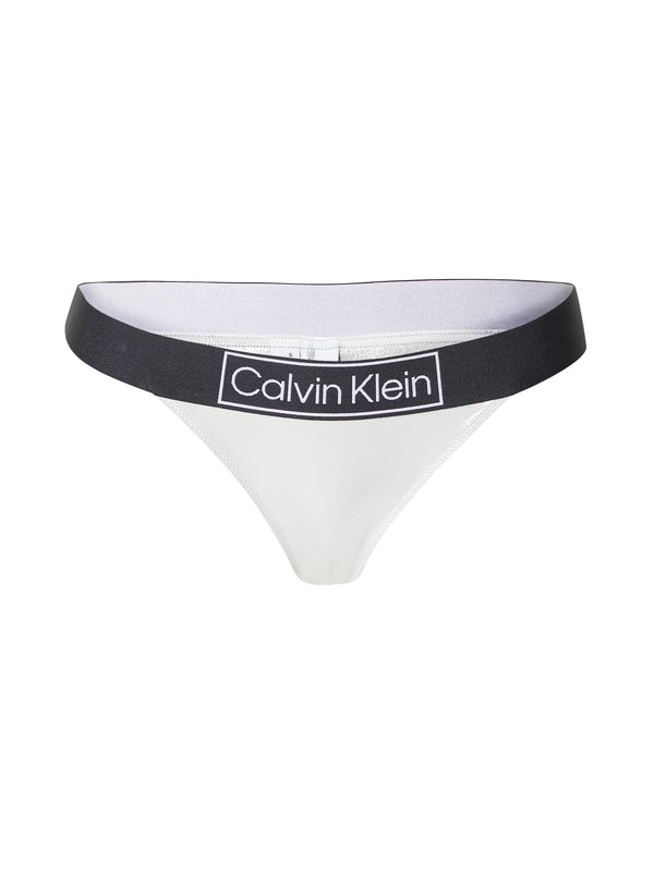 Calvin Klein Swimwear Calvin Klein Swimwear Долнище на бански тип бикини  сиво / черно / бяло