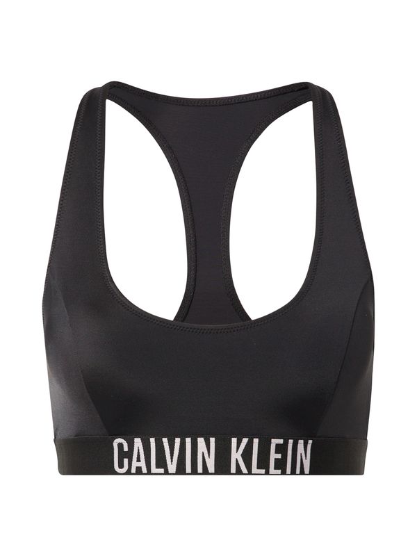 Calvin Klein Swimwear Calvin Klein Swimwear Горнище на бански  черно / бяло
