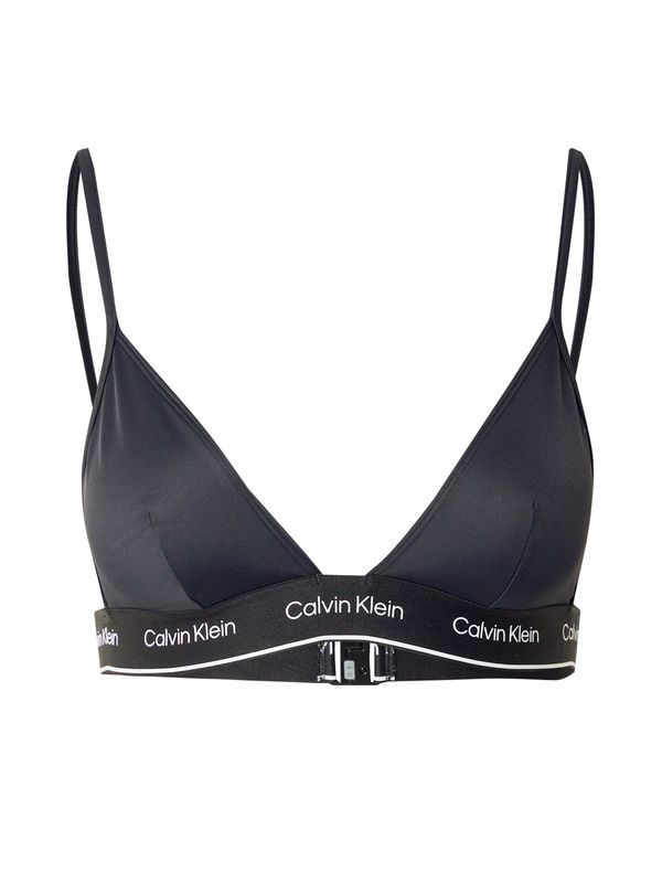 Calvin Klein Swimwear Calvin Klein Swimwear Горнище на бански  черно / бяло