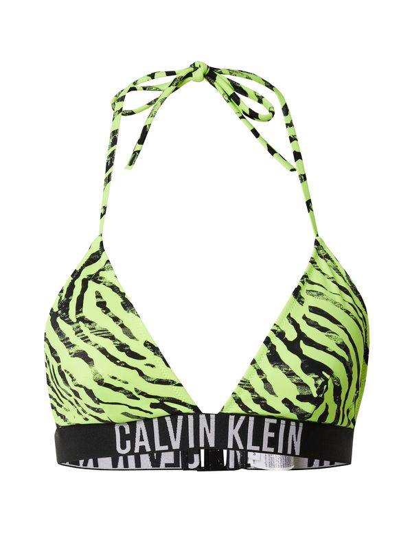 Calvin Klein Swimwear Calvin Klein Swimwear Горнище на бански  лайм / черно / бяло