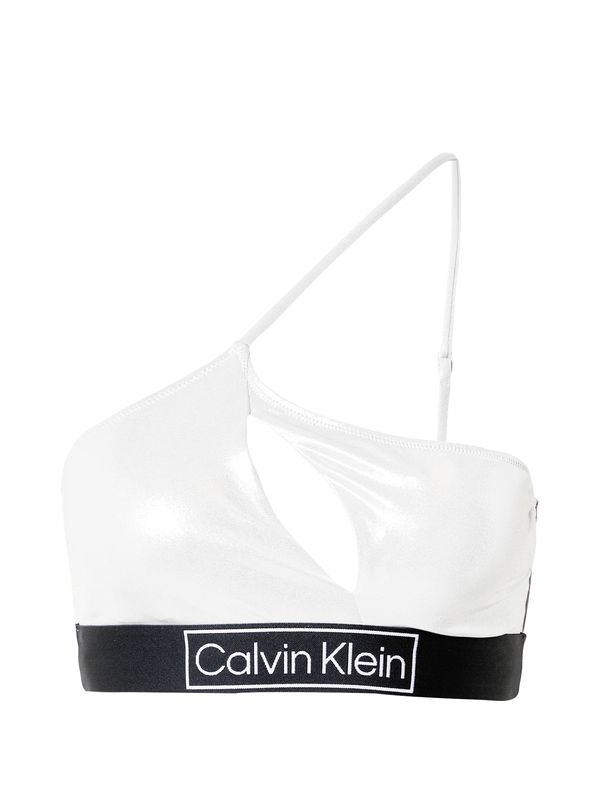 Calvin Klein Swimwear Calvin Klein Swimwear Горнище на бански  сребърно сиво / черно