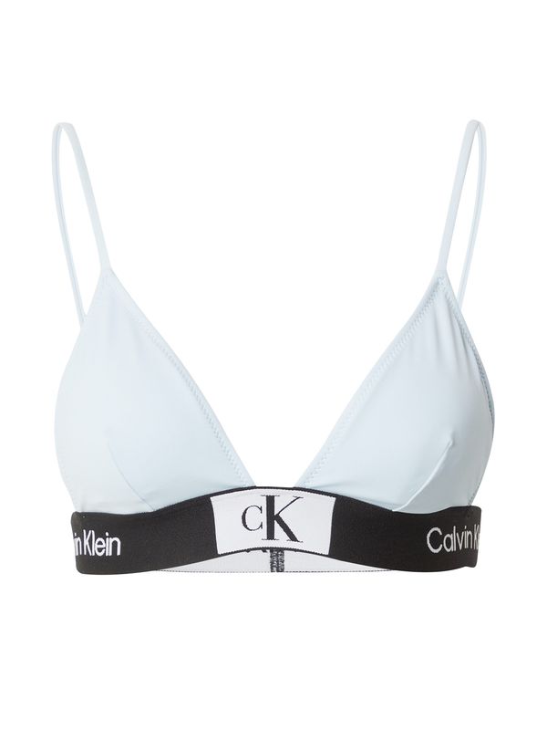 Calvin Klein Swimwear Calvin Klein Swimwear Горнище на бански  светлосиньо / черно / бяло