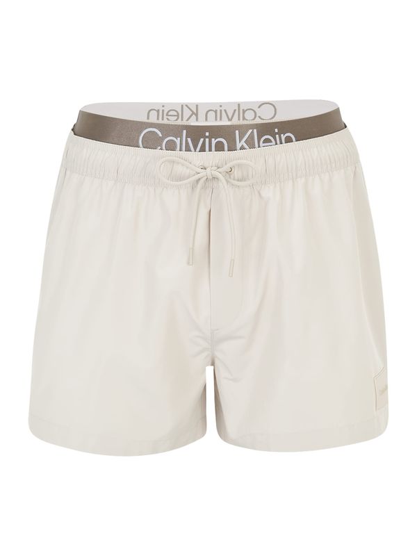 Calvin Klein Swimwear Calvin Klein Swimwear Шорти за плуване  бежово / пясъчен / бяло