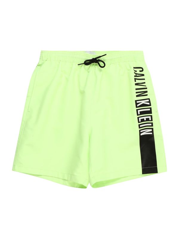 Calvin Klein Swimwear Calvin Klein Swimwear Шорти за плуване 'Intense Power'  ябълка / черно / бяло