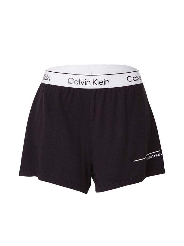 Calvin Klein Swimwear Calvin Klein Swimwear Шорти за плуване 'Meta Legacy'  черно / бяло