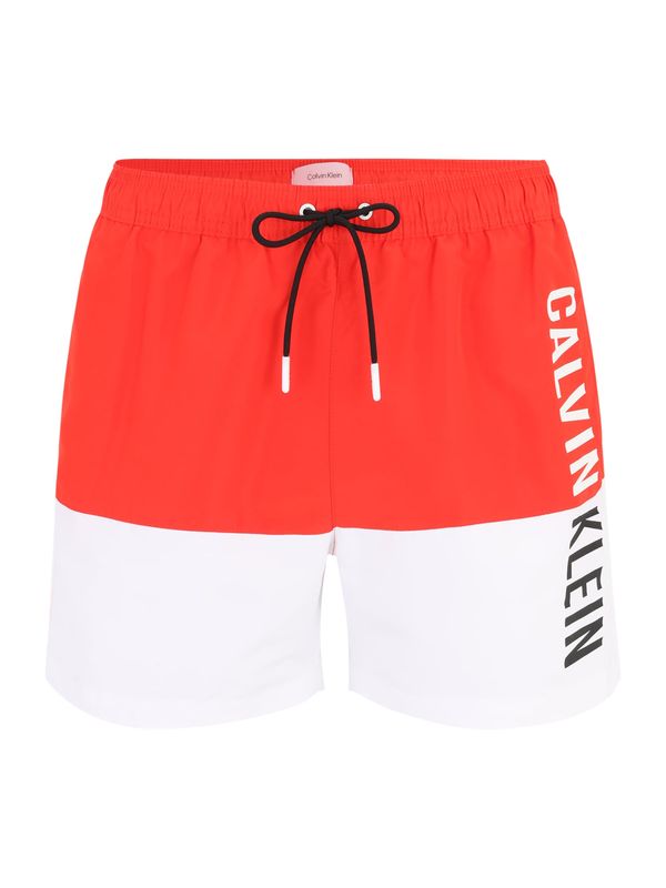 Calvin Klein Swimwear Calvin Klein Swimwear Шорти за плуване  оранжево-червено / черно / бяло