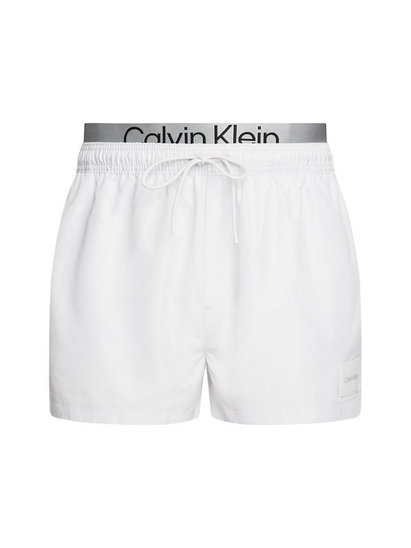 Calvin Klein Swimwear Calvin Klein Swimwear Шорти за плуване  сиво / черно / бяло