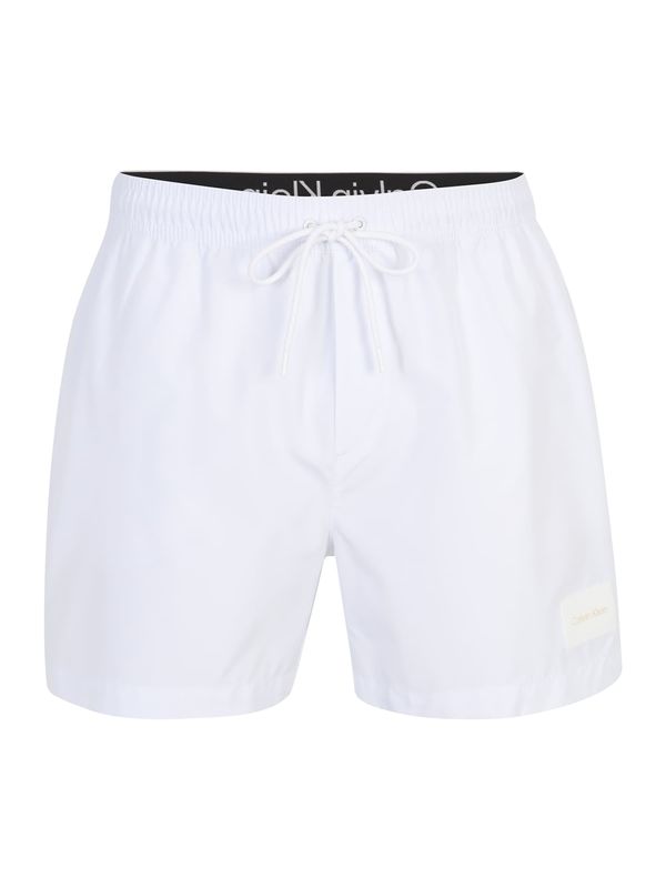 Calvin Klein Swimwear Calvin Klein Swimwear Шорти за плуване  сиво / черно / бяло / мръсно бяло