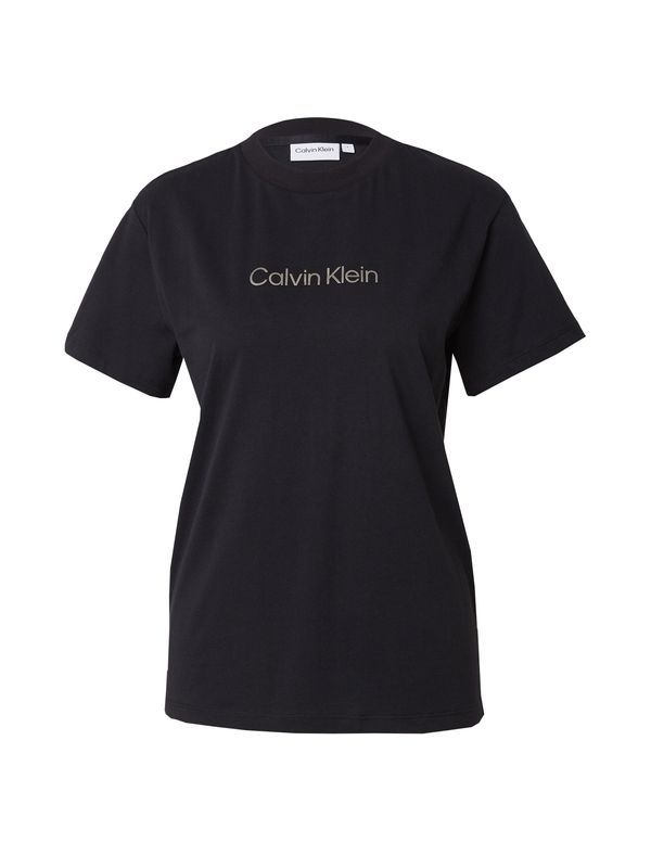 Calvin Klein Calvin Klein Тениска 'HERO'  сребърно сиво / черно