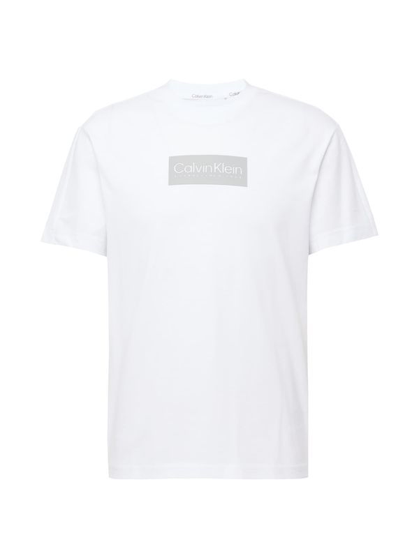 Calvin Klein Calvin Klein Тениска  сребърно сиво / бяло