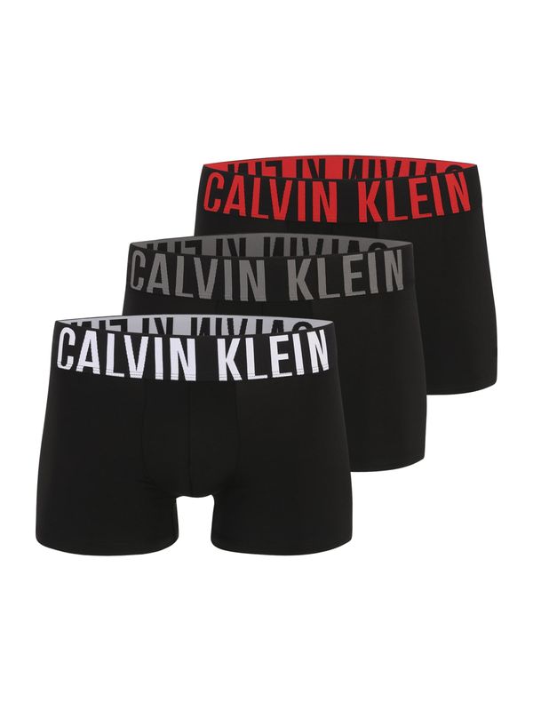 Calvin Klein Underwear Calvin Klein Underwear Боксерки 'Intense Power'  сиво / огнено червено / черно / бяло
