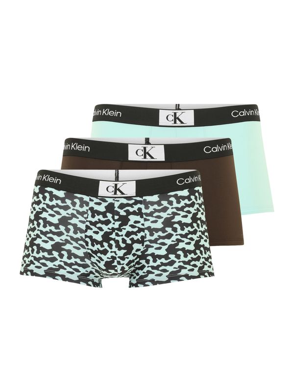 Calvin Klein Underwear Calvin Klein Underwear Боксерки  кафяво / мента / черно / бяло