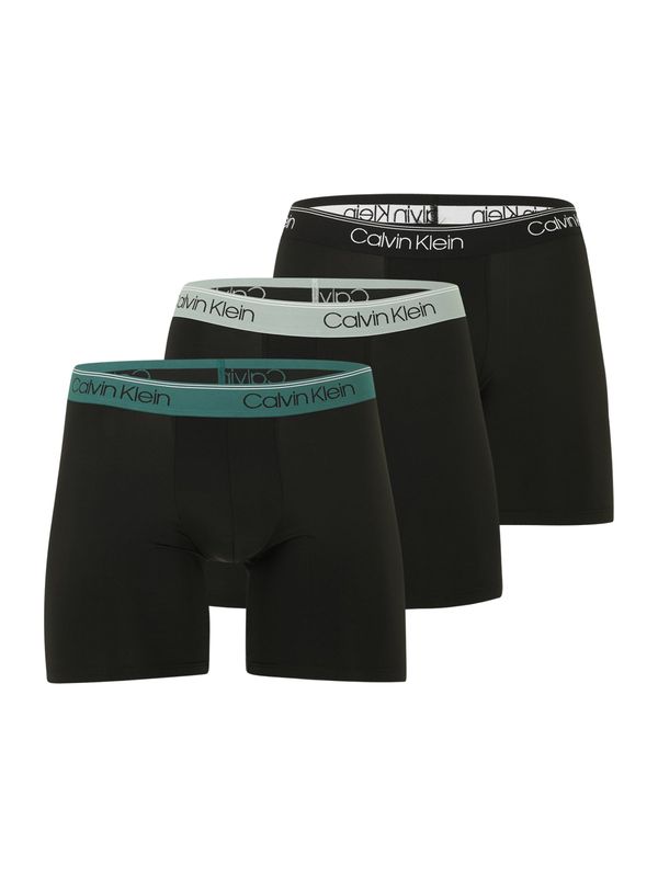 Calvin Klein Underwear Calvin Klein Underwear Боксерки  нефритено зелено / пастелно зелено / черно / мръсно бяло