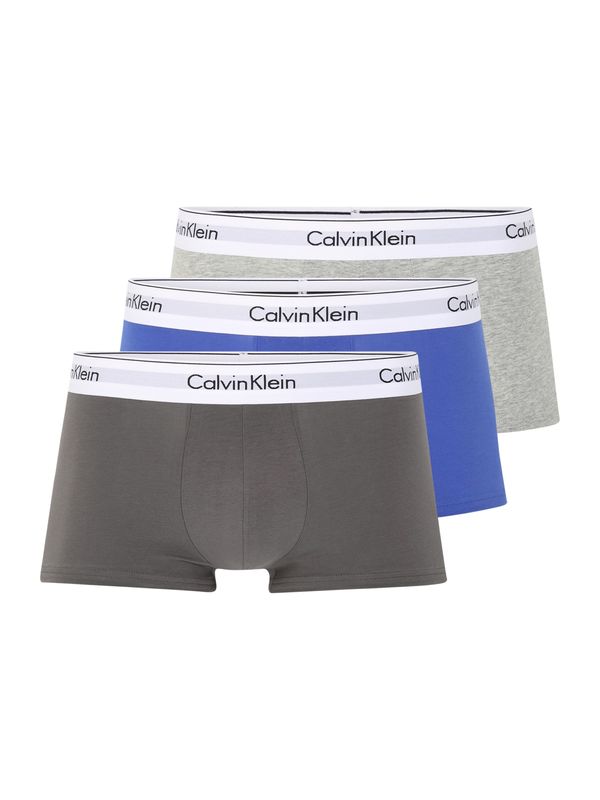 Calvin Klein Underwear Calvin Klein Underwear Боксерки  синьо / тъмносиво / сив меланж / бяло