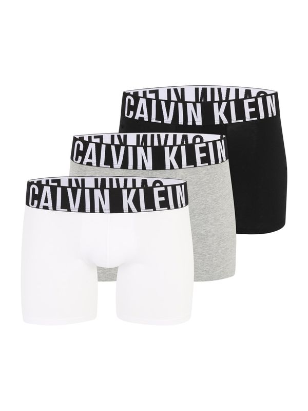 Calvin Klein Underwear Calvin Klein Underwear Боксерки  сив меланж / черно / бяло