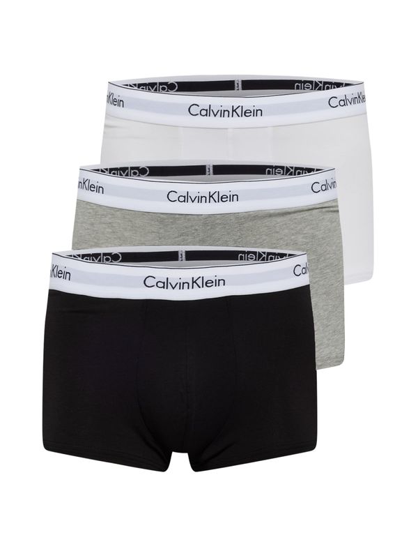 Calvin Klein Underwear Calvin Klein Underwear Боксерки  сив меланж / черно / бяло
