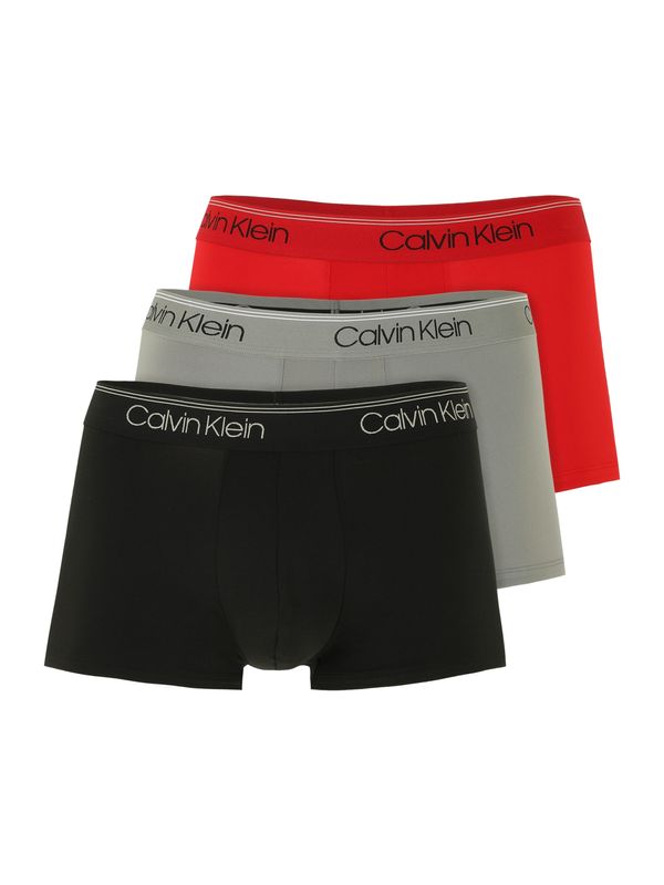 Calvin Klein Underwear Calvin Klein Underwear Боксерки  сиво / червено / черно