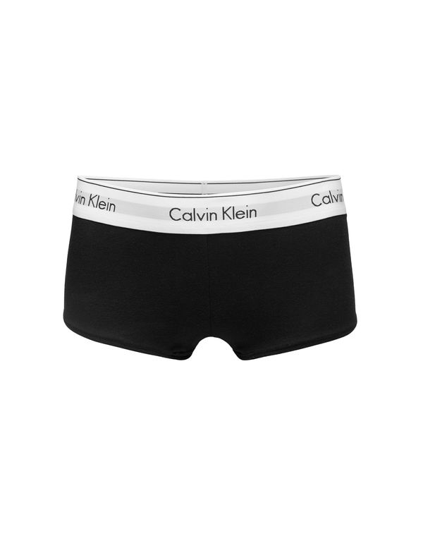 Calvin Klein Underwear Calvin Klein Underwear Дамски бикини 'Boyshort'  светлосиво / черно / бяло