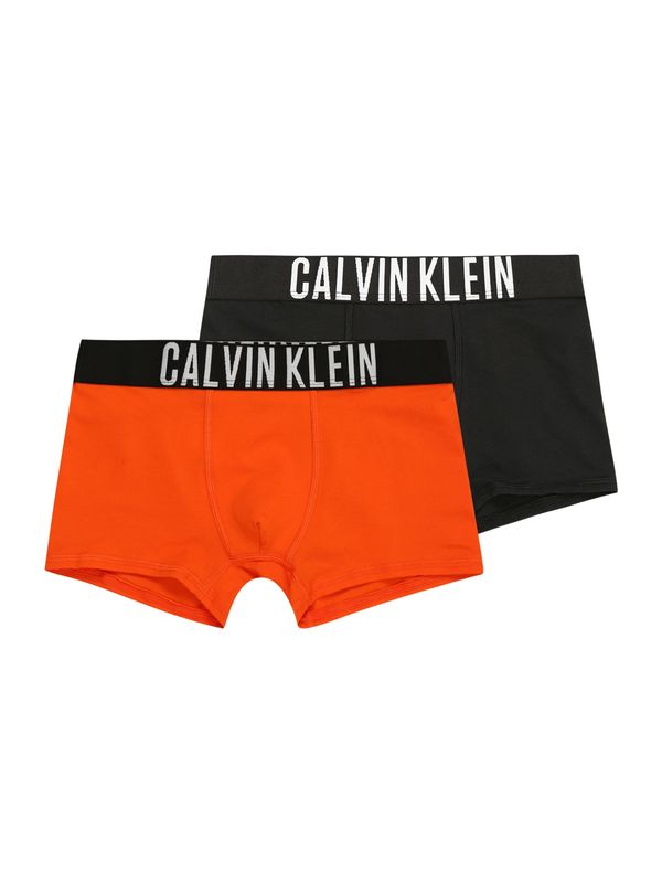 Calvin Klein Underwear Calvin Klein Underwear Долни гащи 'Intense Power'  оранжево / черно / бяло