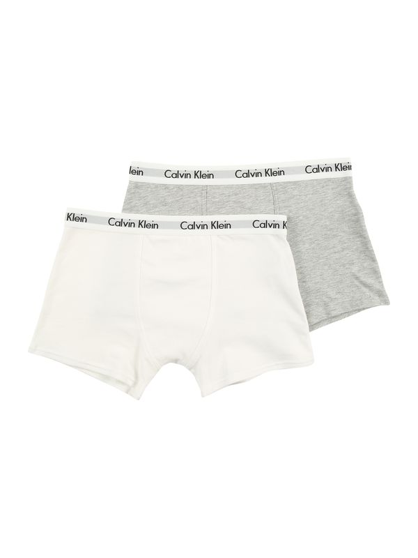 Calvin Klein Underwear Calvin Klein Underwear Долни гащи  сив меланж / бяло