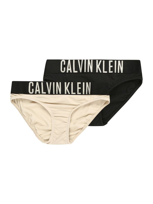 Calvin Klein Underwear Calvin Klein Underwear Долни гащи  светлобежово / черно
