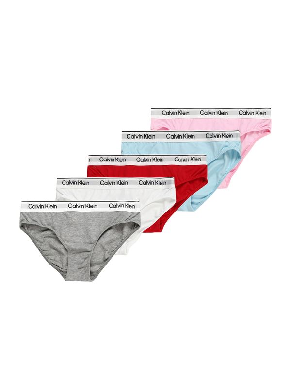 Calvin Klein Underwear Calvin Klein Underwear Долни гащи  светлосиньо / сив меланж / светлорозово / червено / бяло