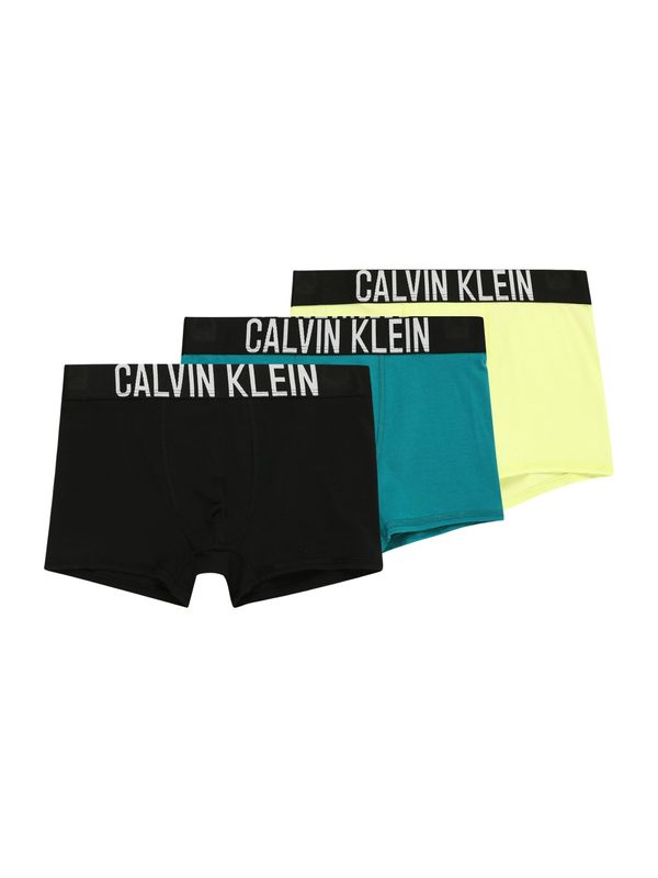 Calvin Klein Underwear Calvin Klein Underwear Долни гащи  светложълто / нефритено зелено / черно / бяло
