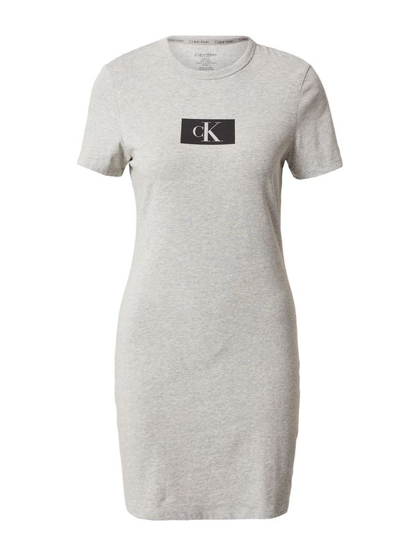 Calvin Klein Underwear Calvin Klein Underwear Нощница  светлосиво / черно