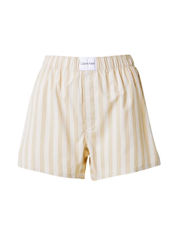 Calvin Klein Underwear Calvin Klein Underwear Панталон пижама  бежово / кремаво