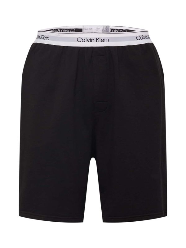 Calvin Klein Underwear Calvin Klein Underwear Панталон пижама  черно / бяло