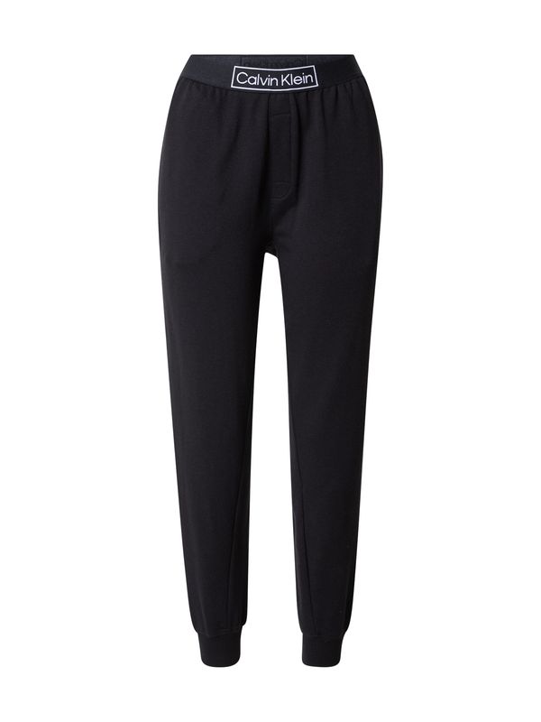 Calvin Klein Underwear Calvin Klein Underwear Панталон пижама  черно / бяло