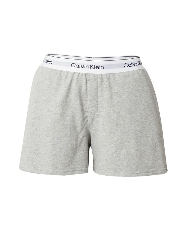 Calvin Klein Underwear Calvin Klein Underwear Панталон пижама  сив меланж / черно / бяло