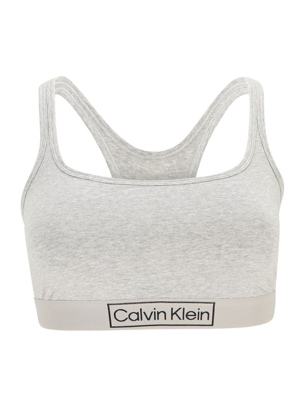 Calvin Klein Underwear Plus Calvin Klein Underwear Plus Сутиен  светлосиво / черно