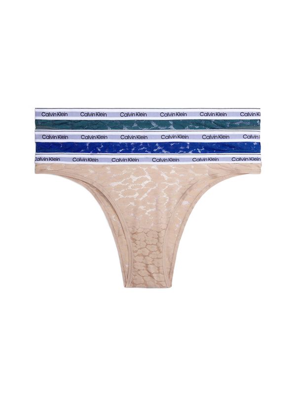 Calvin Klein Underwear Calvin Klein Underwear Слип  бежово / синьо / зелено / бяло