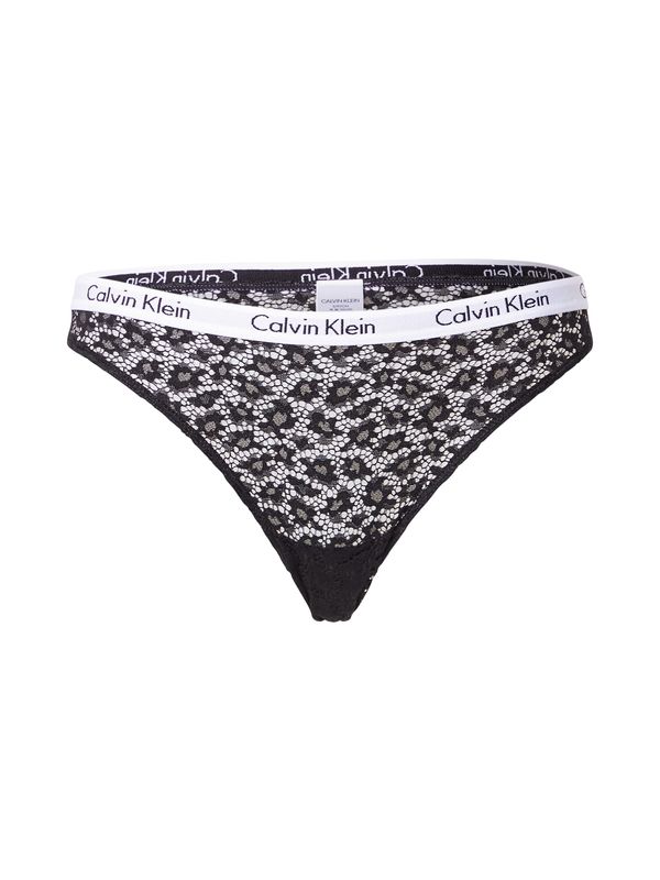 Calvin Klein Underwear Calvin Klein Underwear Слип  черно / бяло