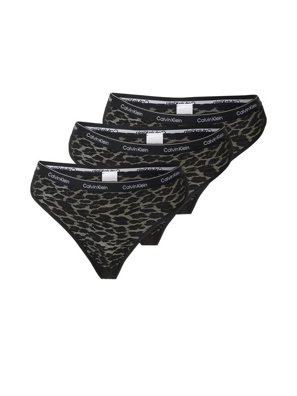 Calvin Klein Underwear Calvin Klein Underwear Слип  черно / бяло