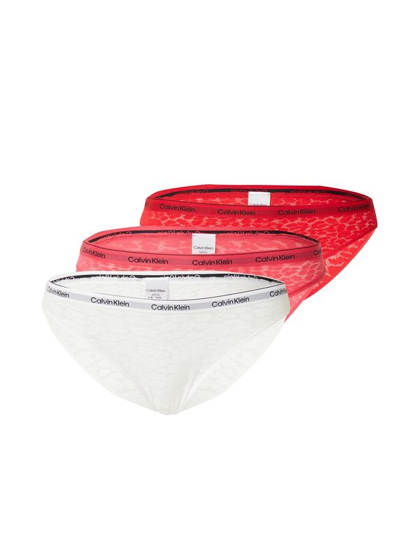 Calvin Klein Underwear Calvin Klein Underwear Слип  червено / светлочервено / черно / бяло