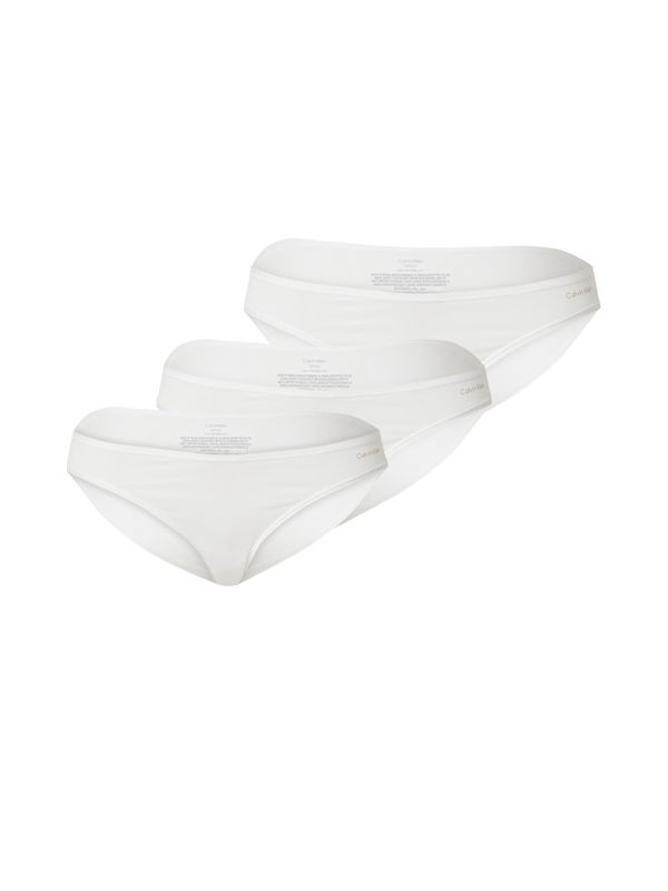 Calvin Klein Underwear Calvin Klein Underwear Слип 'IDEAL COTTON'  бежово / бяло