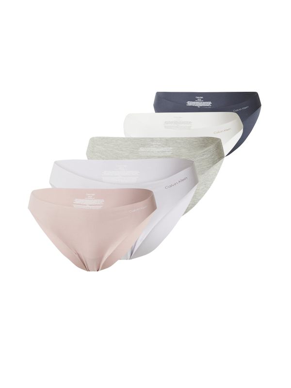 Calvin Klein Underwear Calvin Klein Underwear Слип  нейви синьо / сив меланж / пудра / бяло