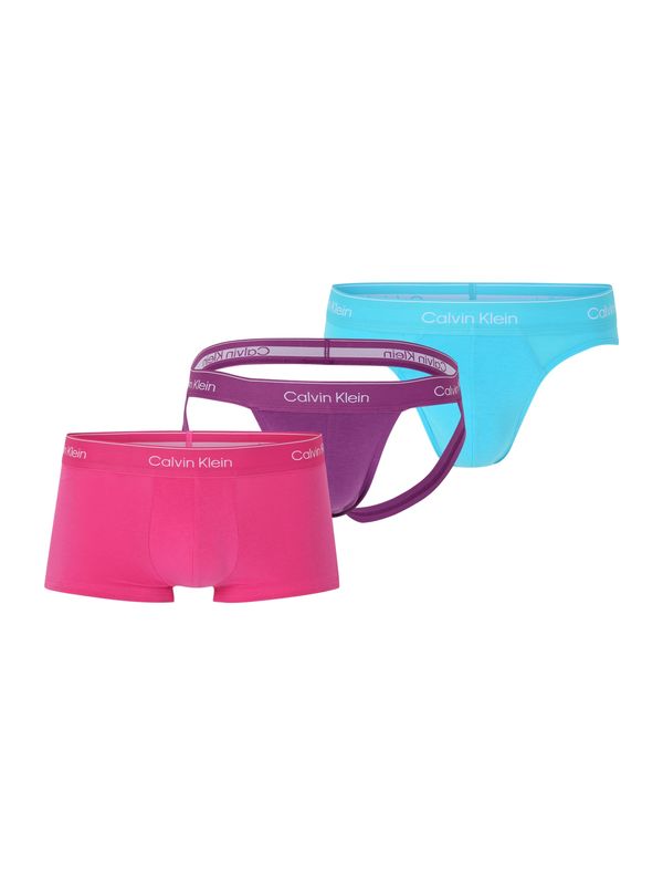 Calvin Klein Underwear Calvin Klein Underwear Слип 'Pride'  циан / тъмнолилаво / розово