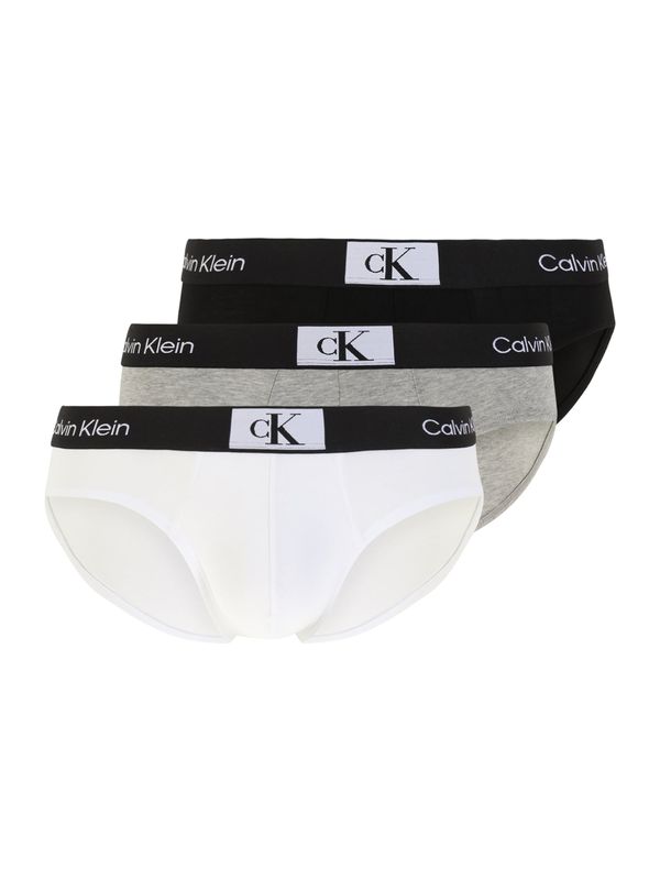 Calvin Klein Underwear Calvin Klein Underwear Слип  сив меланж / черно / бяло