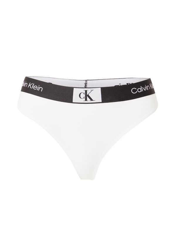 Calvin Klein Underwear Calvin Klein Underwear Стринг  черно / бяло