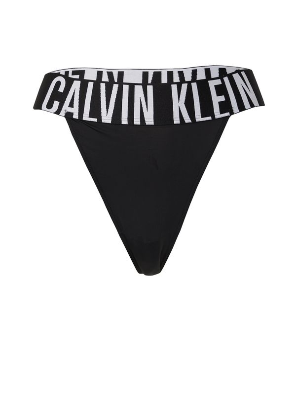 Calvin Klein Underwear Calvin Klein Underwear Стринг  черно / бяло
