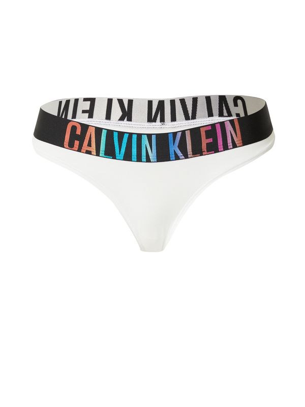 Calvin Klein Underwear Calvin Klein Underwear Стринг 'Intense Power Pride'  светлосиньо / оранжево / черно / бяло