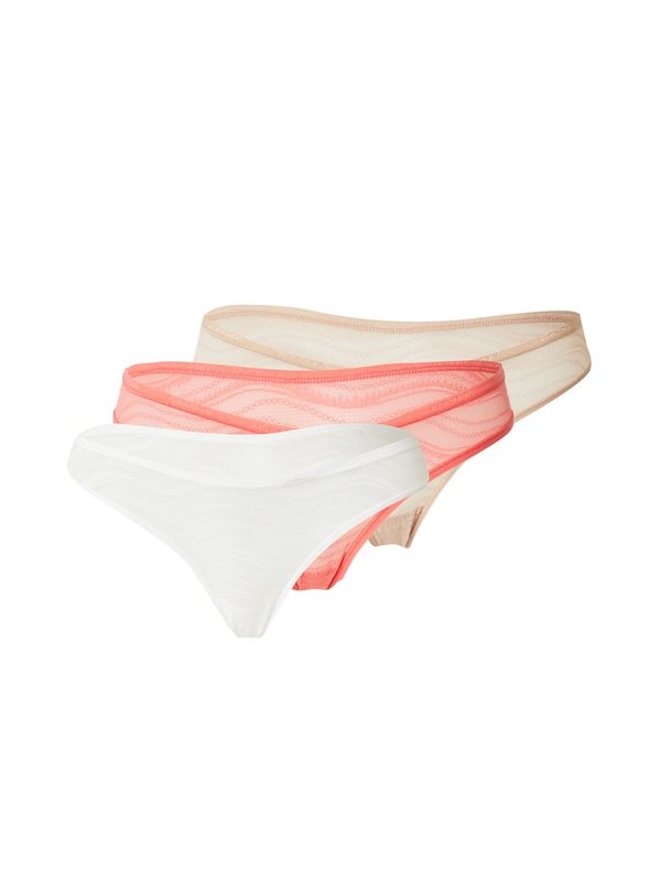 Calvin Klein Underwear Calvin Klein Underwear Стринг  корал / червено / бяло