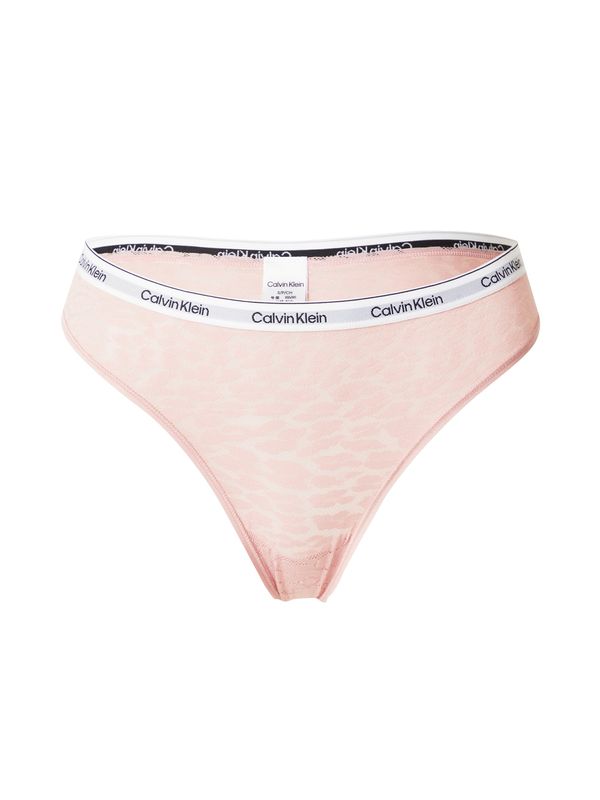 Calvin Klein Underwear Calvin Klein Underwear Стринг  пудра / черно / мръсно бяло
