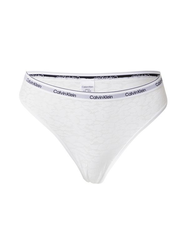 Calvin Klein Underwear Calvin Klein Underwear Стринг  сиво / черно / мръсно бяло