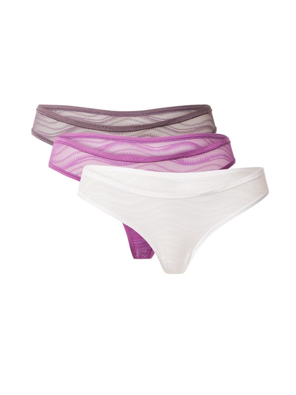 Calvin Klein Underwear Calvin Klein Underwear Стринг  слива / орхидея / бяло