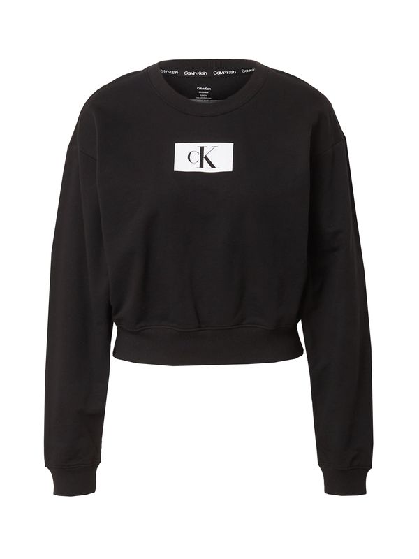 Calvin Klein Underwear Calvin Klein Underwear Суичър  черно / бяло