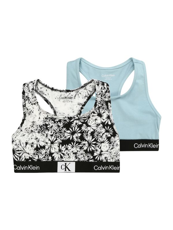 Calvin Klein Underwear Calvin Klein Underwear Сутиен '1996'  светлосиньо / черно / бяло